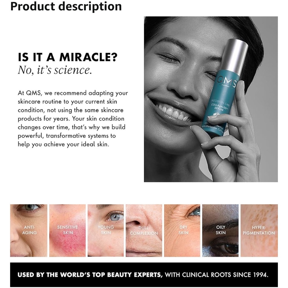 QMS Medicosmetics Advanced Collagen Serum in Oil *New* 10ml - Picture 3 of 3